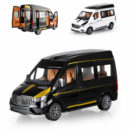 Машинка металлическая инерционная Mercedes Benz MPV Business 195 х 75 х 10 см масштаб 124 открываются все двери капот и багажник звук и свет DC24292 2599₽