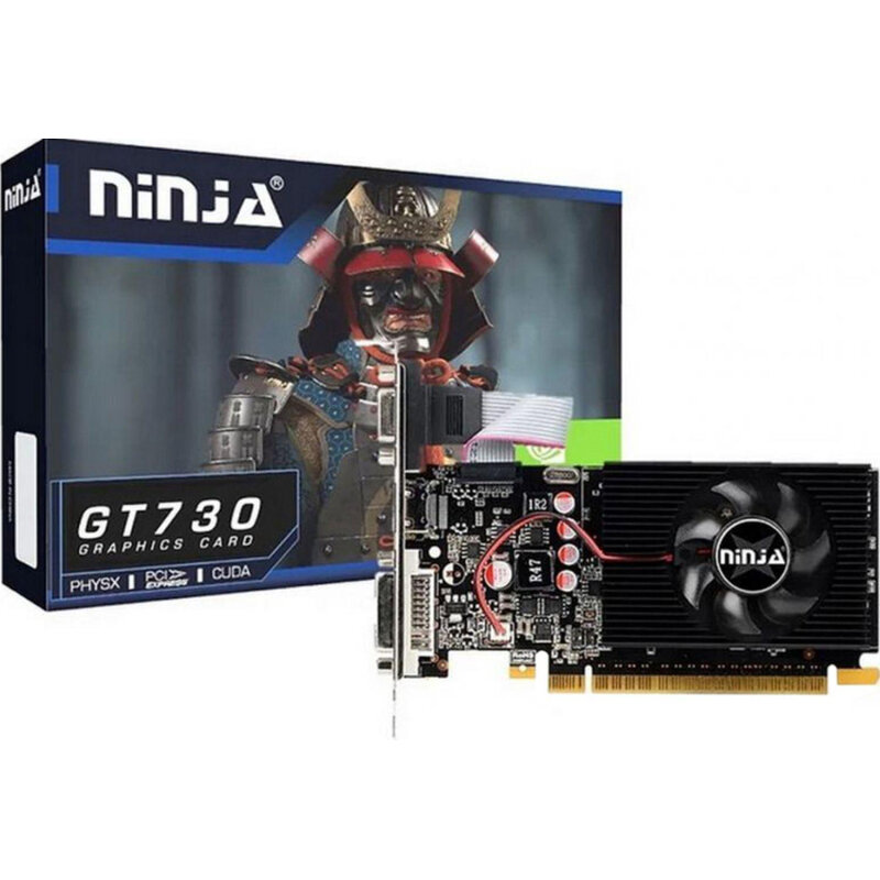 Видеокарта Ninja (Sinotex) GT730 2GB 128-bit DDR3 DVI HDMI (NF73NP023F)