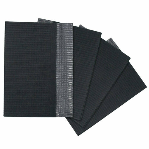 Салфетки ламинированные EleWhite Standart (бумага + полиэтилен) (Черный, 33x45 см, 500 шт)