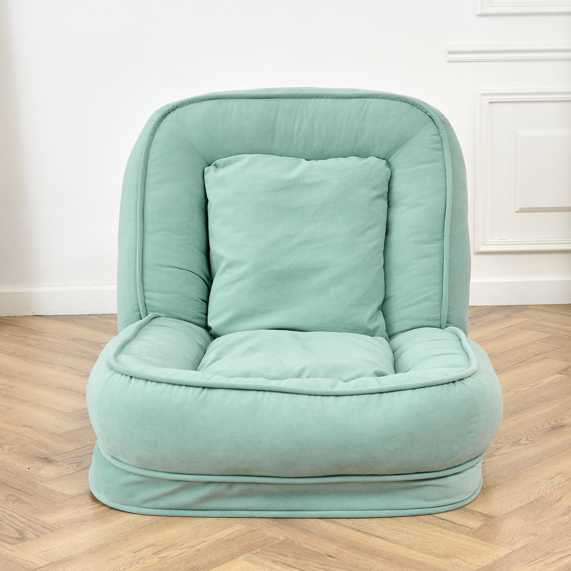 фото Бескаркасное кресло-кровать Brendoss "777" цвет графит