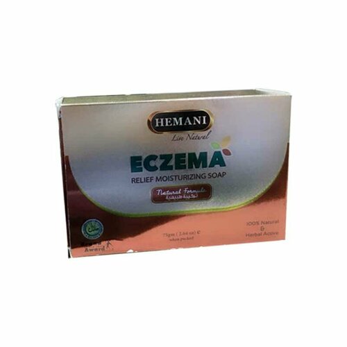 ECZEMA Relief Moisturizing Soap, Hemani (Лечебное увлажняющее мыло от экземы, Хемани), 75 г.