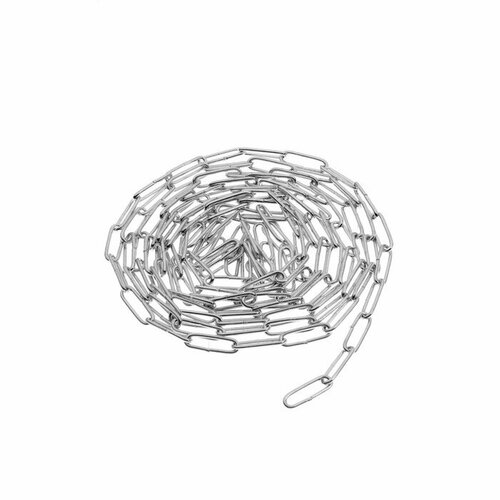 Цепь длиннозвенная тундра krep DIN763 диаметр 2 мм сварная оцинкованная 3 м 409₽