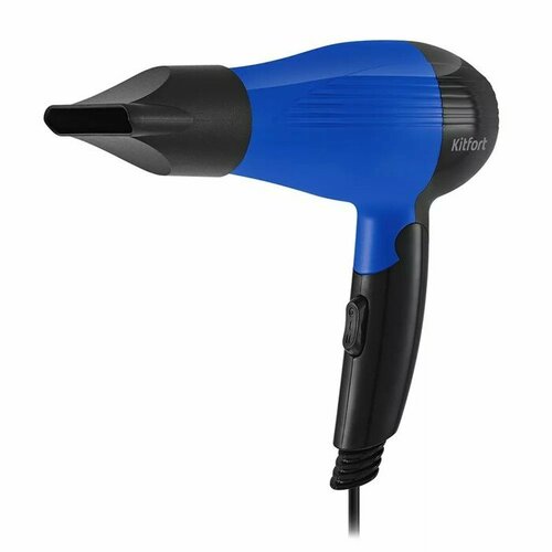 Фен Kitfort КТ-3244-3 800 Вт 2 скорости 1 температурный режим концентратор чёрно-синий комплект из 2 шт 283400₽
