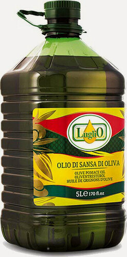 Изображение товара Оливковое рафинированное масло LugliO для жарки Olio di Sansa di Oliva 5 литров