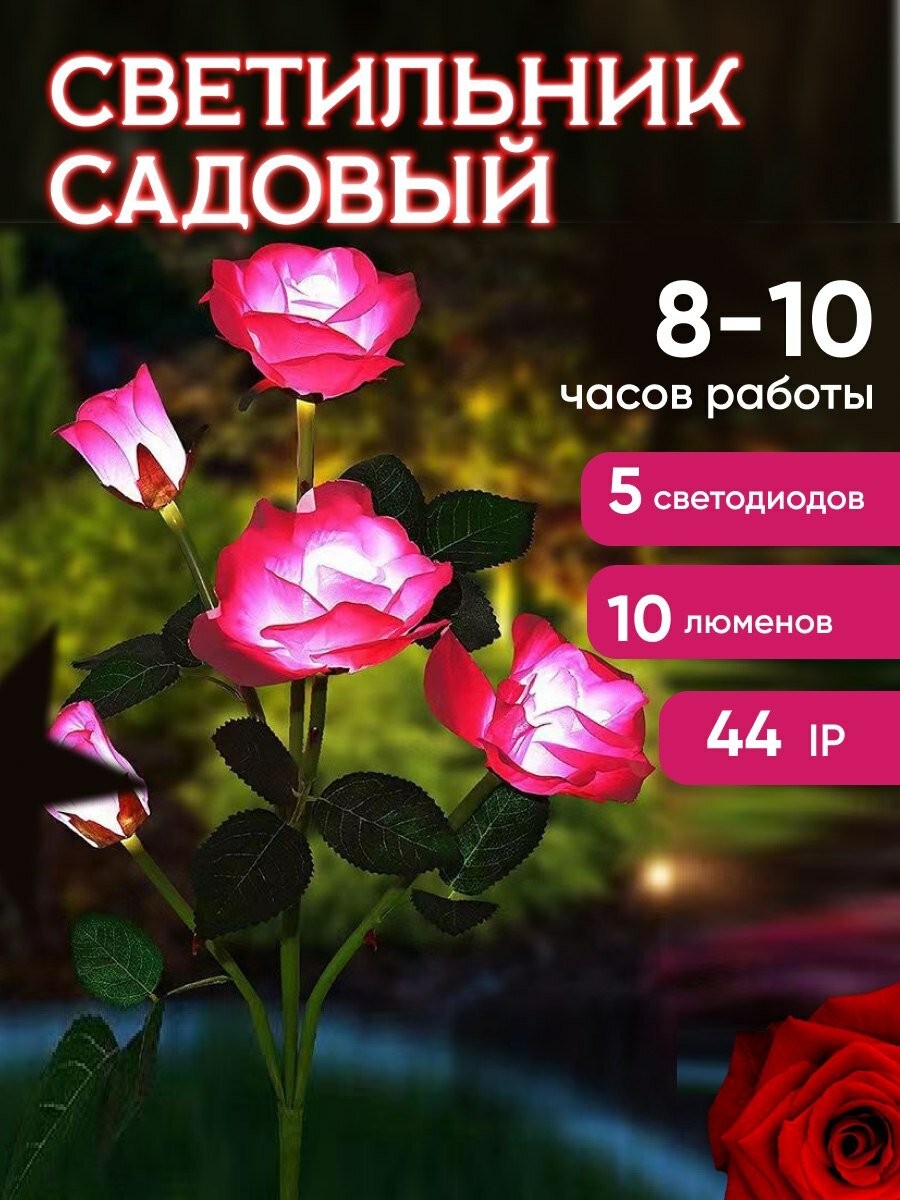 фото Светильник садовый Одуванчики