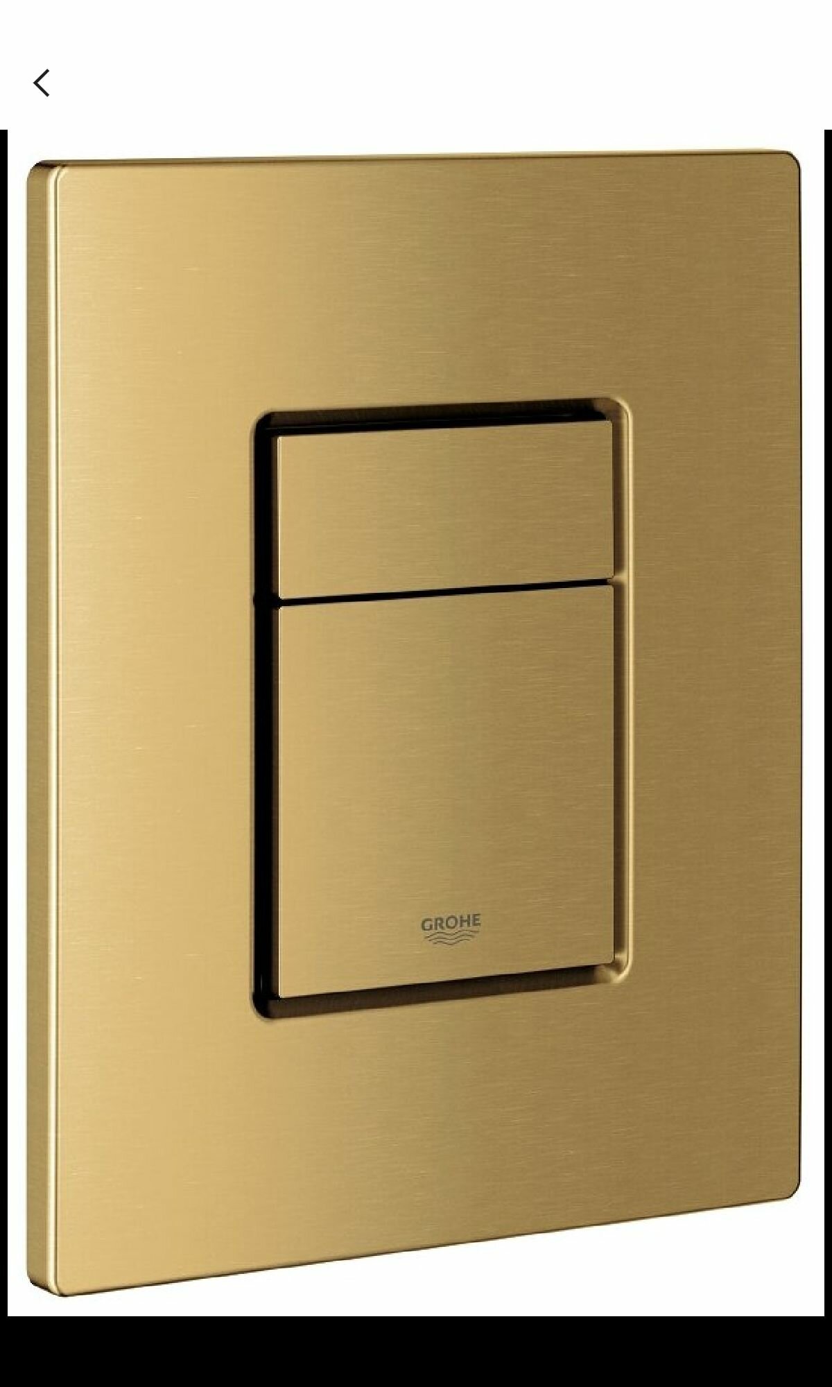 фото Кнопка смыва инсталляции Grohe 38732ALO (темный графит, оружейная сталь