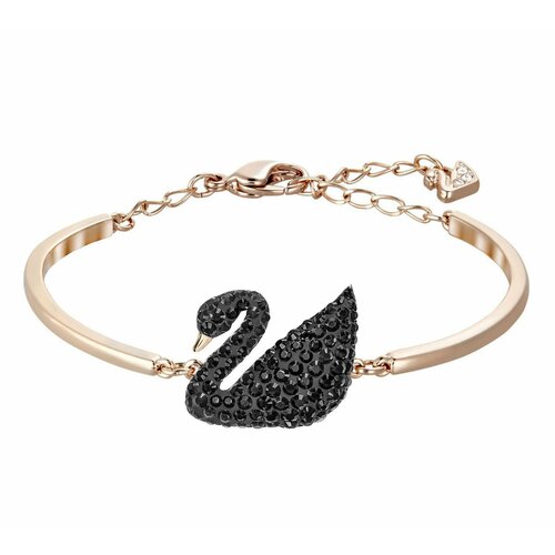 Браслет SWAROVSKI размер 16 см золотистый черный 5459₽