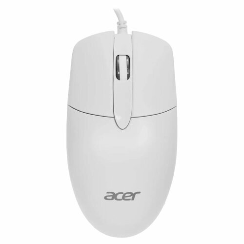 Мышь проводная Acer OMW300 white (1200dpi) USB (3but) (ZL. MCECC.01V) белый, серый