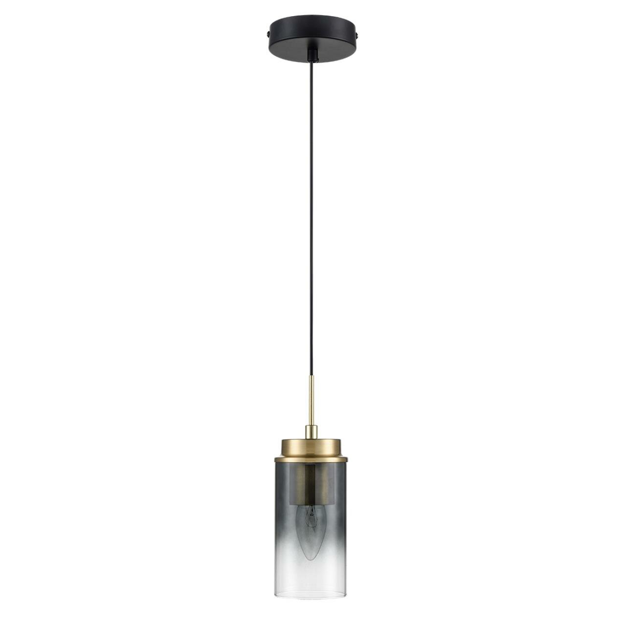 Подвес ISHA 8101/1A COMFI LN25 325, Е14 1*40W, 220V, металл, стекло, черный, бронза