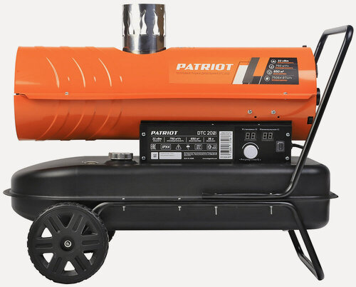 Изображение товара Калорифер дизельный Patriot DTC 202i, 22 кВт, 750 м3/ч, термостат