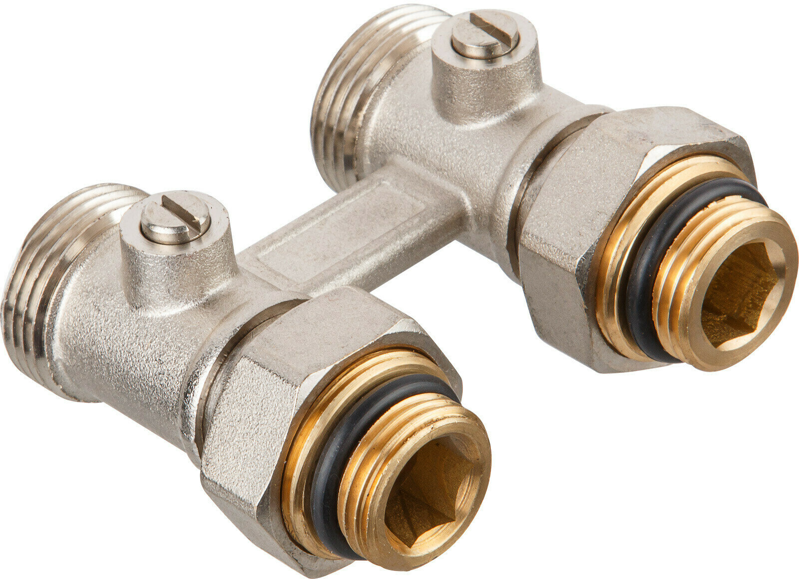 Шаровой клапан AV Engineering AVE289003, для радиатора, мультифлекс, прямой, 3/4"