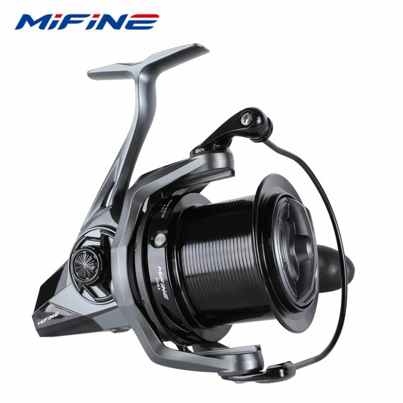 Катушка рыболовная MIFINE CAVALIER CARP 7000F 7+1подшипник (4:6.1), для спиннинга, для карповой ловли, для фидерной ловли