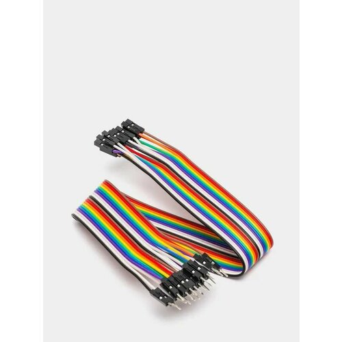 Провода перемычки Dupont папа-мама, 20 см, 40 штук для Arduino, STM32, NodeMCU, Raspberry Pi
