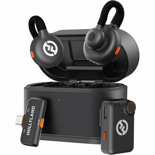 Беспроводной петличный микрофон Hollyland Lark M2S Петличная радиосистема (Мини-комбо) (USB C)