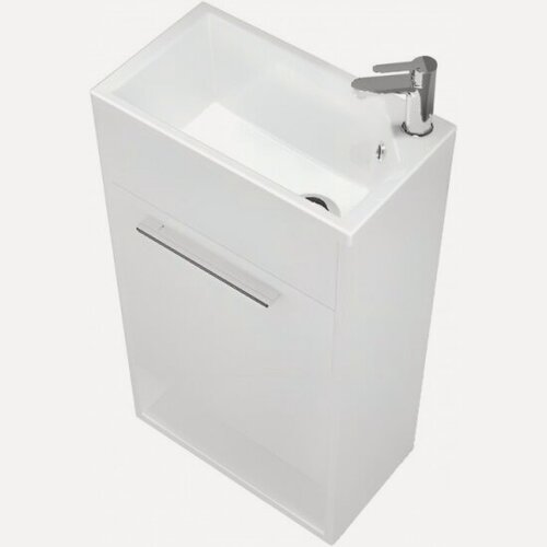 Изображение товара Тумба с раковиной 1MARKA Lira 40Н У85920, Белый глянец