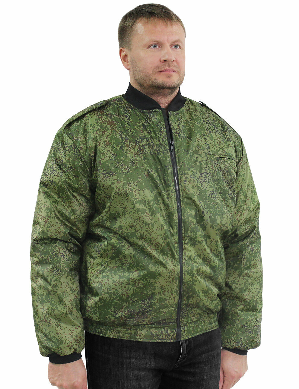 Ветровка Компания БВР осенняя камуфляж размер 60-62/182-188 хаки зеленый