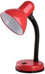 Настольный светильник Camelion KD-301 C04 60W E27 металл красный