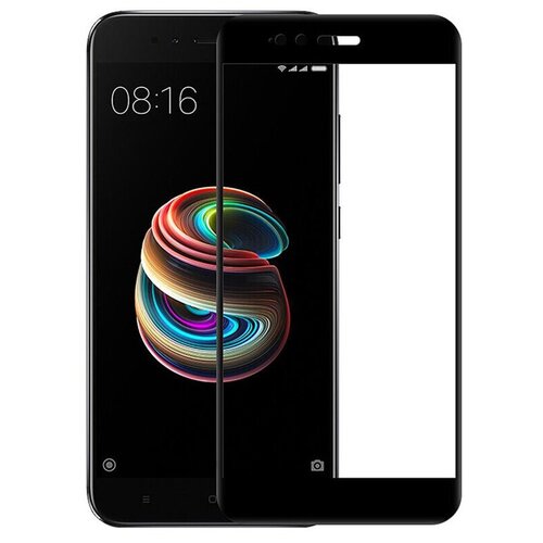 Защитное стекло 5D для Xiaomi Mi 5X / Mi A1 черное