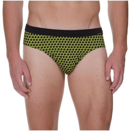 фото Плавки-брифы "glow tech print swim mini" / bruno banani / салатовый / размер s