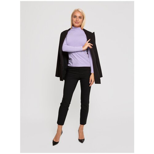 фото Водолазка с длинными рукавами lunarable, сиреневый, размер 48(l)