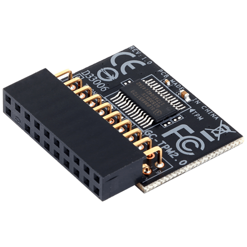 модуль aom tpm 9670v spi capable tpm 2 0 with infineon 9670 controller TPM-модуль GIGABYTE GC-TPM2.0, OEM, 1 шт