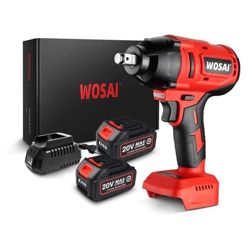 Аккумуляторный ударный гайковерт WOSAI 20В 3Ач WS-L10-A2 с доп акб 879000₽
