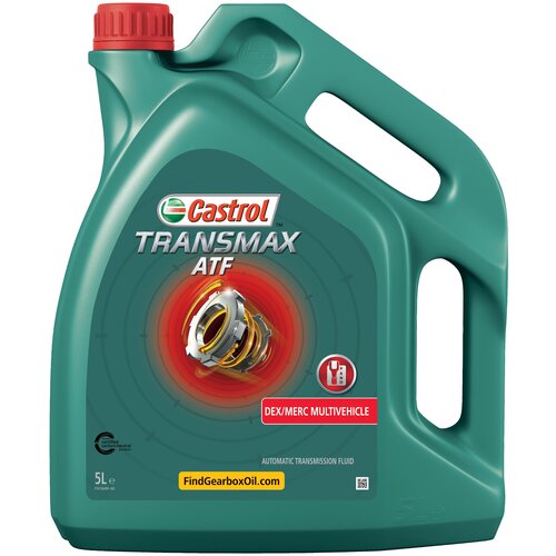 фото Трансмиссионное масло castrol transmax atf dex/merc multivehicle для акпп, 5 л