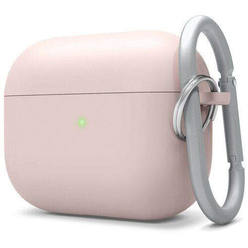 фото Чехол с карабином elago liquid hang case для airpods pro, цвет розовый (eapprh-hang-pk)