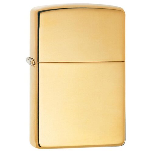 Оригинальная бензиновая зажигалка ZIPPO Classic 254B с покрытием High Polish Brass