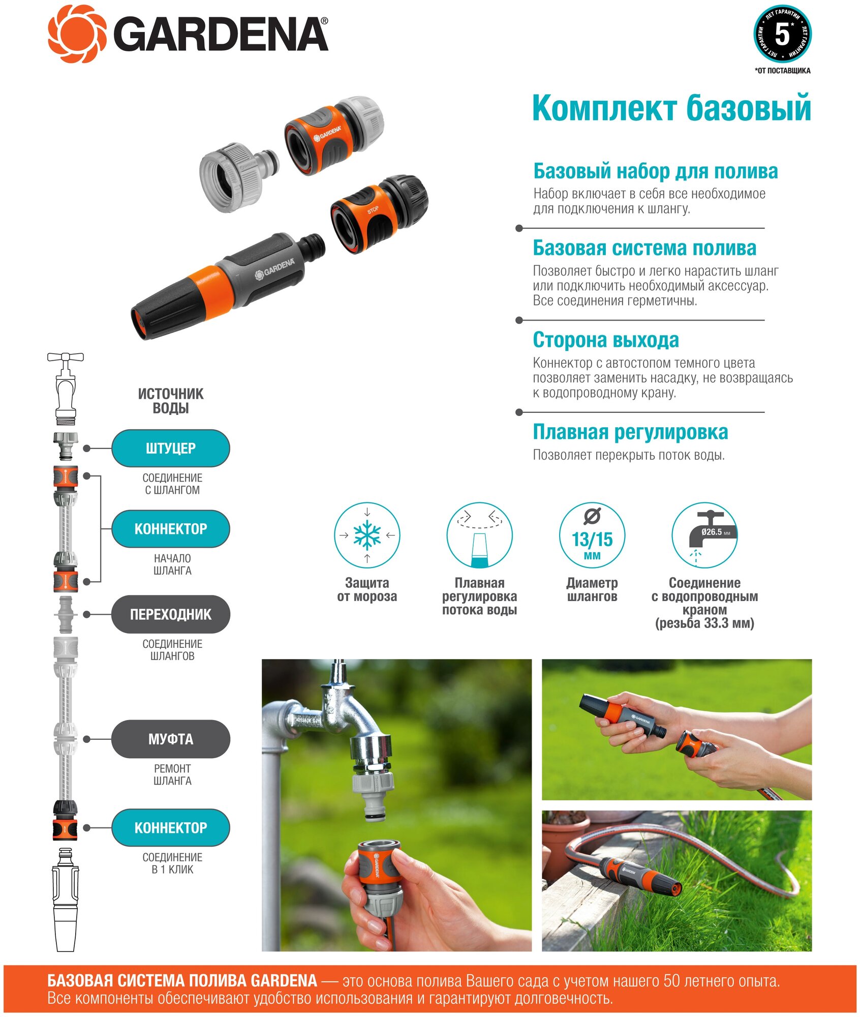 Gardena Комплект базовый - фотография № 2