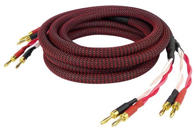 Акустический кабель Single-Wire Banana - Banana DYNAVOX Perfect Sound Speaker Cable (207297) 2.0m