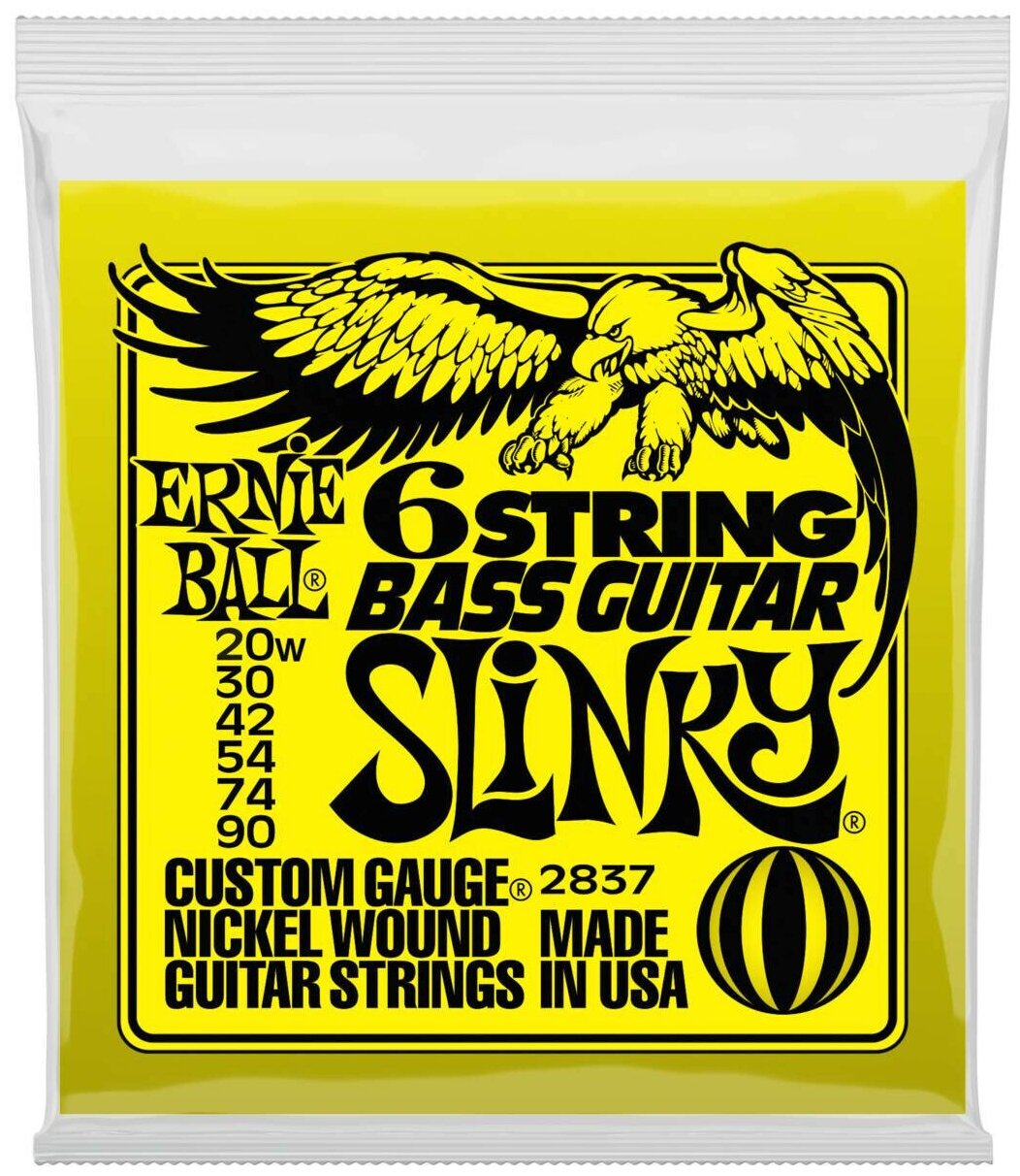 Ernie Ball 2837 Струны для 6 струнной бас-гитары