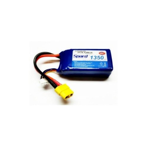 Spard Аккумулятор Spard LiPo 11.1V 3S 45C 1350mAh (XT60) - YTA003 аккумулятор cnhl fpvplus 1500mah 11 1v 3s 70c lipo xt60