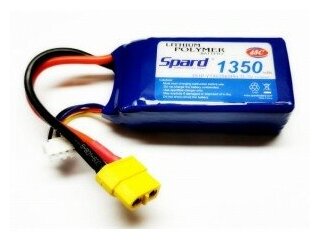 Spard Аккумулятор Spard LiPo 11.1V 3S 45C 1350mAh (XT60) - YTA003
