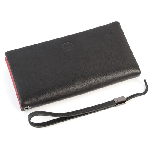 Большой женский мягкий кожаный кошелек-клатч VerMari 3898-А Ред