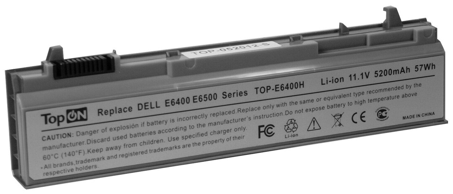 Аккумулятор для ноутбука Dell Latitude E6400 E6410 E6500 E6510 Precision M2400 M4400 M4500 M6400 M6500 Series 111V 4400mAh PN: MN632