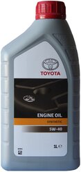 Масло моторное синтетическое "ENGINE OIL 5W-40", 1л Toyota