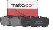 Колодки тормозные задние дисковые к-кт Metaco 3010188
