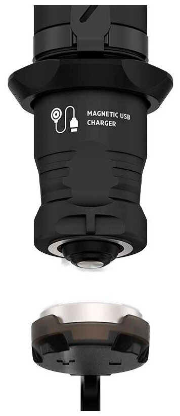 Универсальный фонарь ARMYTEK Predator Pro Magnet USB, черный / белый [f07301c] - фото №15