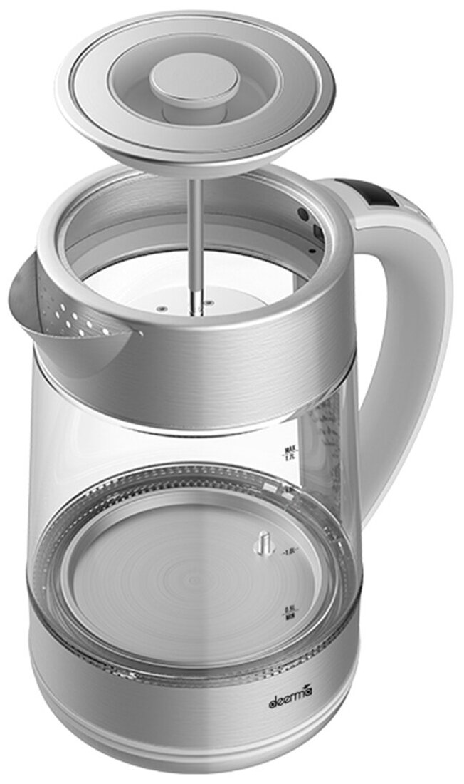 Электрический чайник Deerma DEM-SH50W, 1.7л., 2200Вт., электронное управление - фото №19