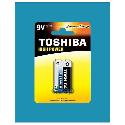 Батарейка TOSHIBA арт. 6LR61GCPBP1 батарейка toshiba арт r20kgslbsp2tc