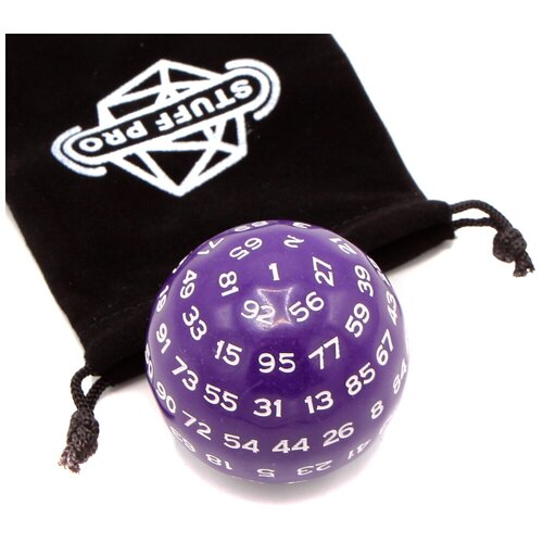 Кубик Stuff-Pro для ролевых игр (D100) Фиолетовый