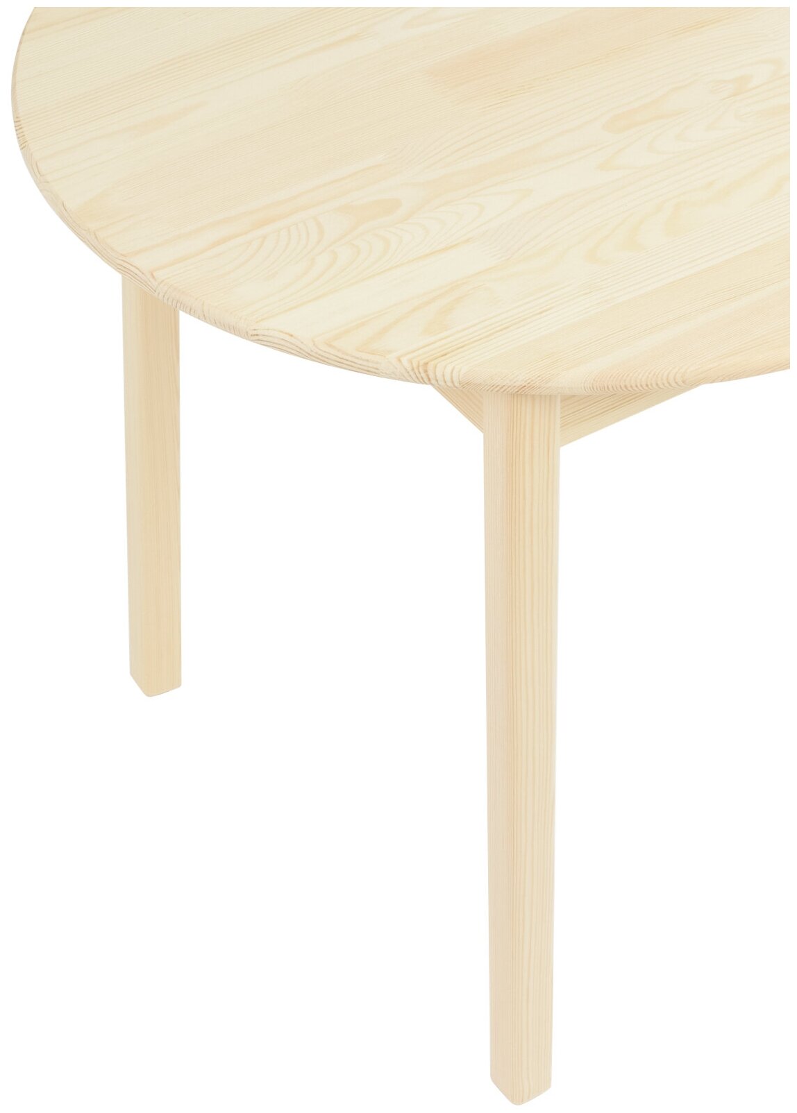 Стол кухонный овальный 79*110 KETT-UP ECO LERHAMN (лерхамн), KU365.1, деревянный без покрытия - фотография № 15