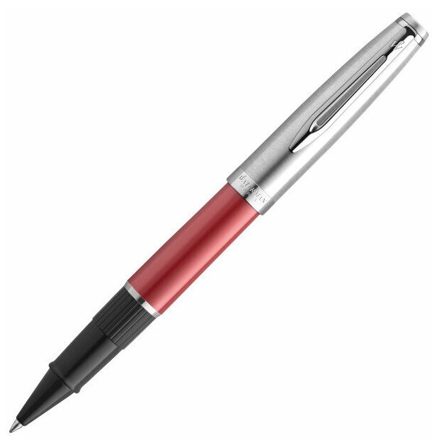 Ручка роллер Waterman Embleme (2100325) Red CT F черн. черн. подар.кор.