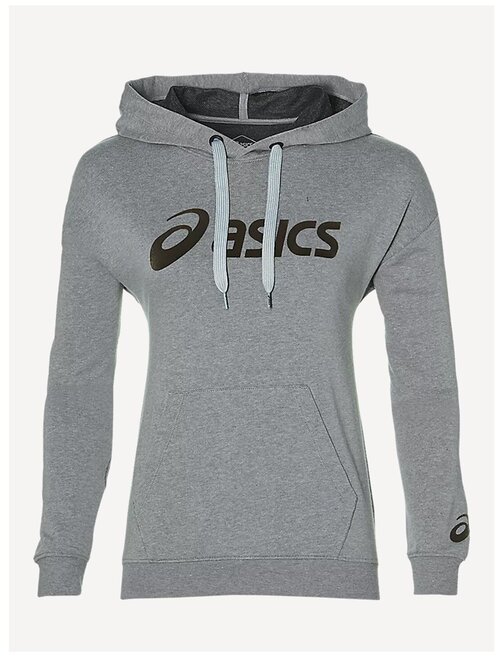 Худи ASICS Big Oth Hoodie, силуэт прямой, размер S, серый