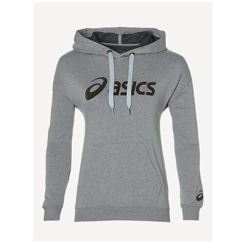 Худи ASICS Big Oth Hoodie, силуэт прямой, размер XS, серый