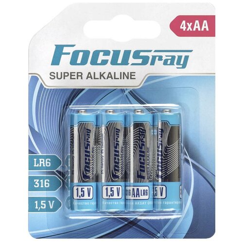 Батарейки FOCUSray SUPER ALKALINE LR06/BL4 4/24/288