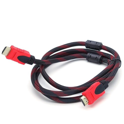 Кабель HDMI-HDMI в оплетке 1,5м (v1.4) кабель hdmi 3 метра в оплетке hdmi hdmi