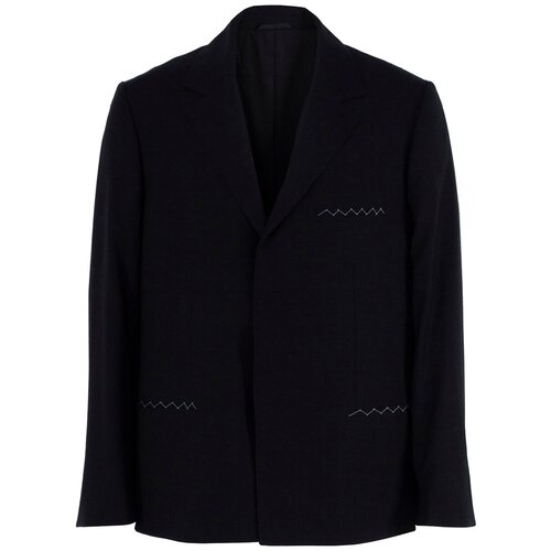 Пиджак Tom Wood, силуэт прямой, размер 50, черный