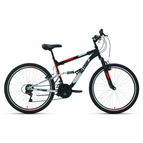 Велосипед ALTAIR MTB FS 26 10 26 18 ск рост 18 2022 черныйкрасный RBK22AL26062 1899000₽